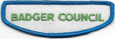 Badger Council Jr/C/S/A ID strip 1980-2013