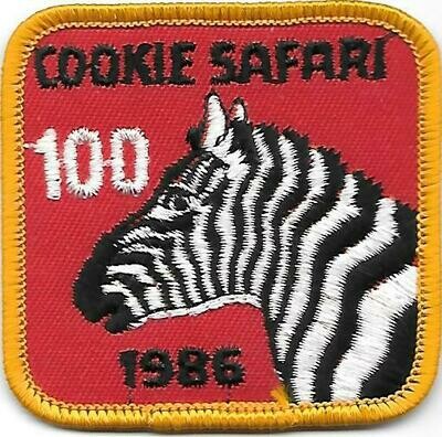 100 Patch Cookie Safari 1986 Little Brownie Bakers