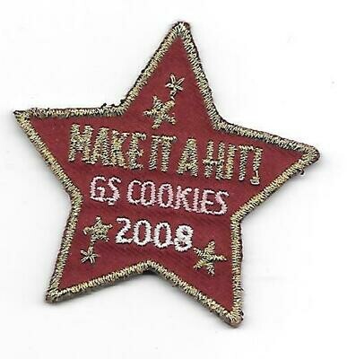Base Patch (star shape) Make it a Hit 2008 Little Brownie Bakers