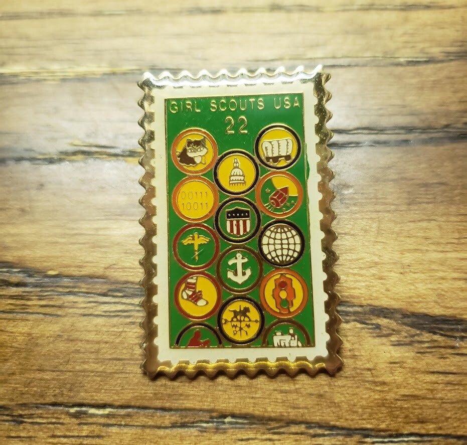 75th Anniversary Stamp Pin 1987