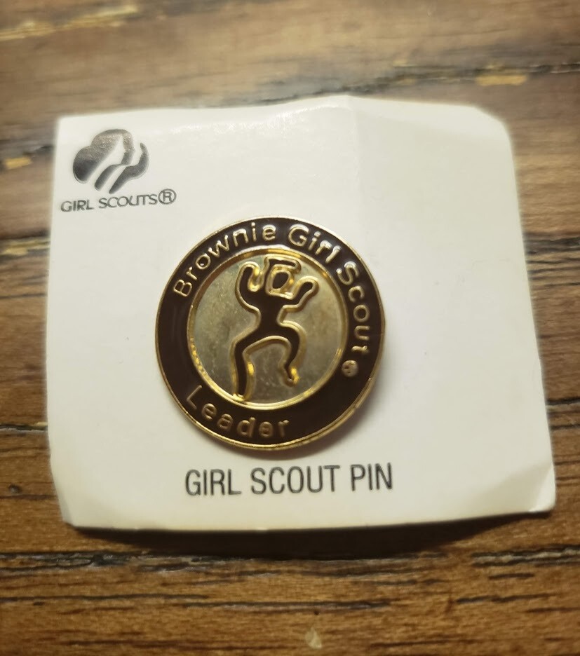 Brownie Girl Scout Leader Pin