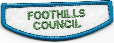 Foothills Council Jr/C/S/A  ID strip 1980-2013