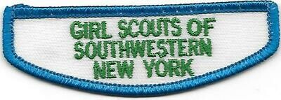 Girl Scouts of Southwestern New York Jr/C/S/A ID strip 2008-2013