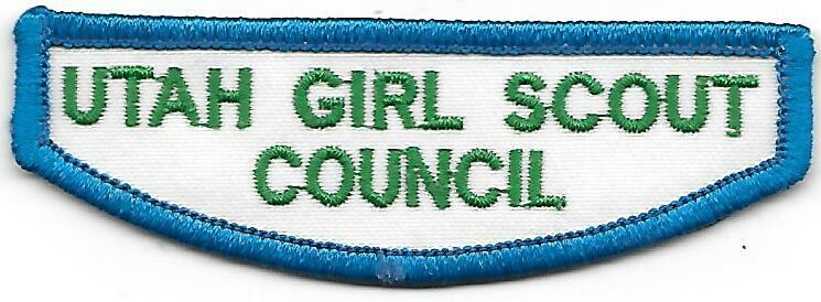 Utah Girl Scout Council Jr/C/S/A ID strip 1980-2013