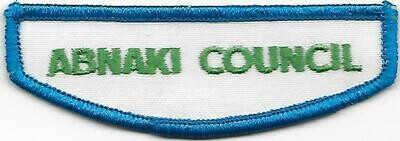 Abnacki Council Jr/C/S/A ID strip 1980-2013