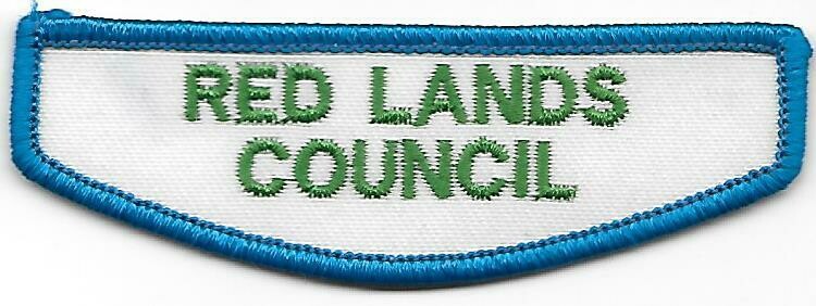 Red Lands Council Jr/C/S/A ID strip 1980-2013