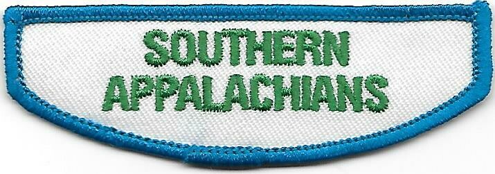Southern Appalachians Jr/C/S/A ID strip 1980-2013