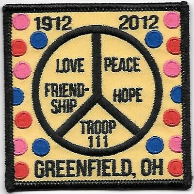 100th Anniversary Patch GSOH (Greenfield OH)
