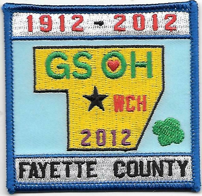 100th Anniversary Patch GSOH (Fayette County)