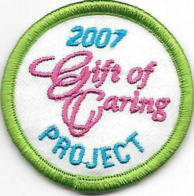 Girt of Caring (fully embroidered edge) 2007 Little Brownie Bakers