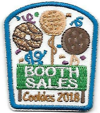 Booth Sales 2018 Little Brownie Bakers