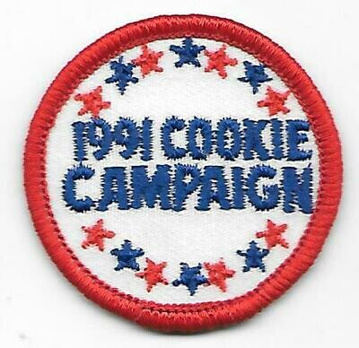 Base Patch 2 (round) 1991 Little Brownie Bakers