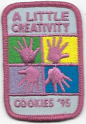 Base Patch 1 (top left hand green, dark pink words, light blue background) 1995 ABC