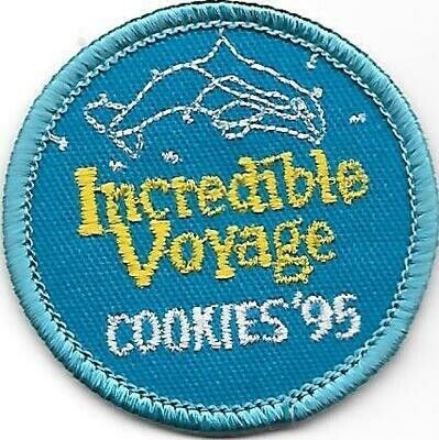 Base Patch 1 (round turquoise background) 1995 Little Brownie Bakers