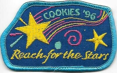 Base Patch 2 ("cookies" in blue, blue dot) 1996 ABC