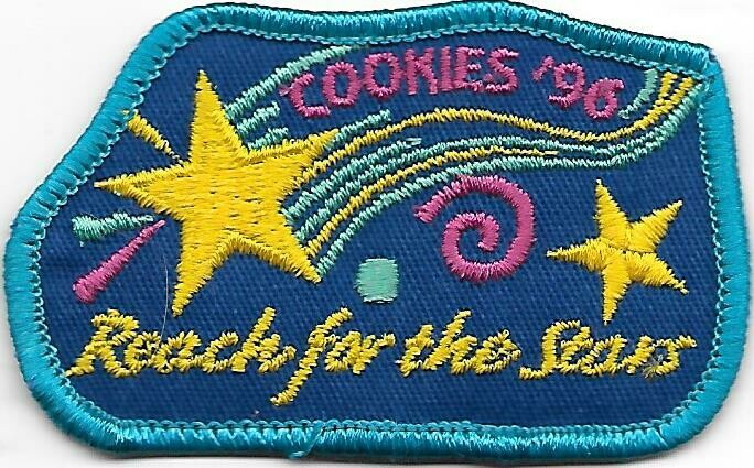 Base Patch 2 (&quot;cookies&quot; in pink, blue dot) 1996 ABC