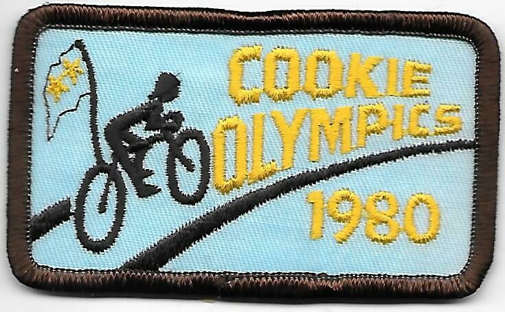 Base Patch 1 (Olympics bright blue background) 1980 Little Brownie Bakers