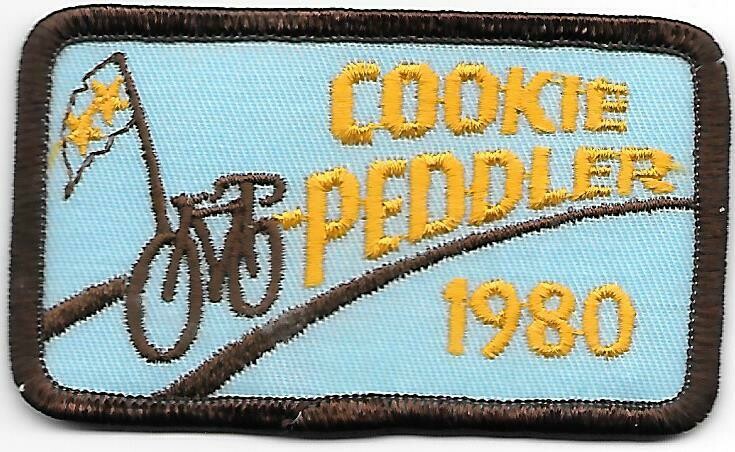 Base Patch 1 (Peddler bright blue background) 1980 Little Brownie Bakers