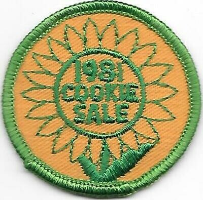 Base Patch 2 (round dark green letters) 1981 Little Brownie Bakers