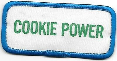 Cookie Power (rectangle) 1981 baker unknown