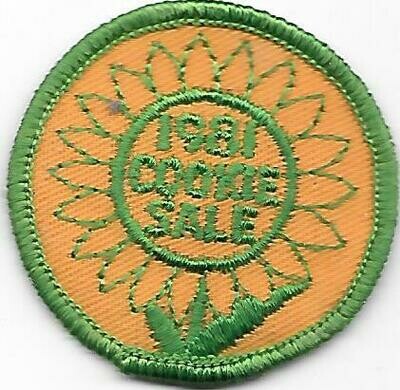 Base Patch 2 (round light green letters) 1981 Little Brownie Bakers