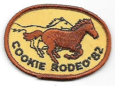 Base Patch 4 (horse) Cookie Rodeo 1982 Little Brownie Bakers