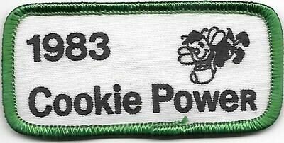 Cookie Power (rectangle) 1983 baker unknown