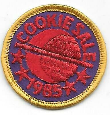 Base Patch 2 (round purple background) 1985 Little Brownie Bakers