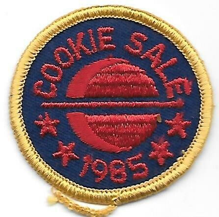 Base Patch 2 (darker blue background, space between rings) 1985 Little Brownie Bakers
