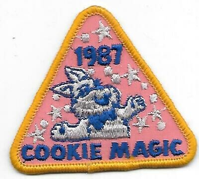 Base Patch 1 (orange triangle) 1987 Little Brownie Bakers