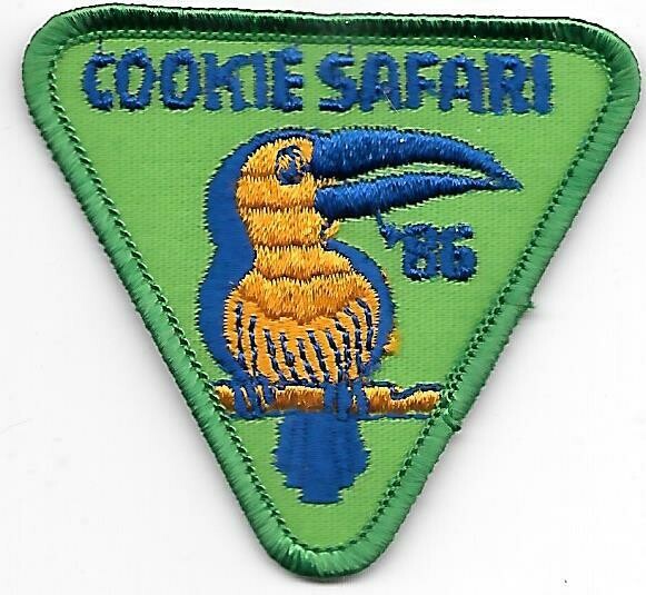 Base Patch 1 (ruffled body) Cookie Safari 1986 Little Brownie Bakers
