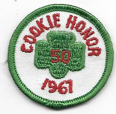 Cookie Honor 1967 baker/council unknown