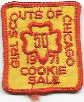 Council Patch 50 1971 GS of Chicago