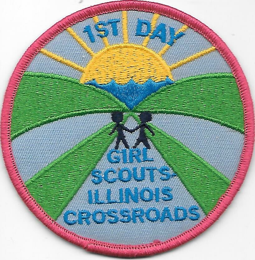 Illinois Crossroads (GS) 1st day council patch (IL) SEE ADVISORY