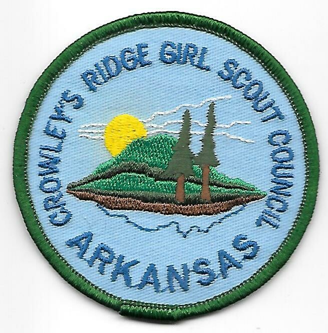 Crowley&#39;s Ridge GSC council patch (Arkansas)