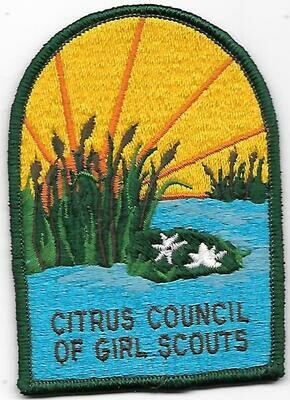 Citrus Council of GS council patch (Florida)