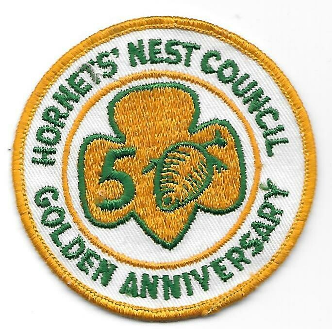 Hornets&#39; Nest Council 50th anniversary council patch (NC)