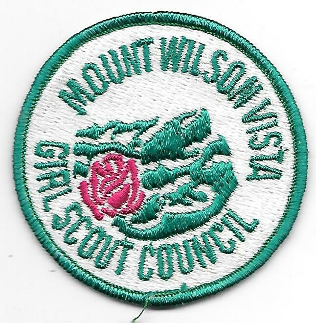 Mount Wilson Vista GSC council patch (CA)