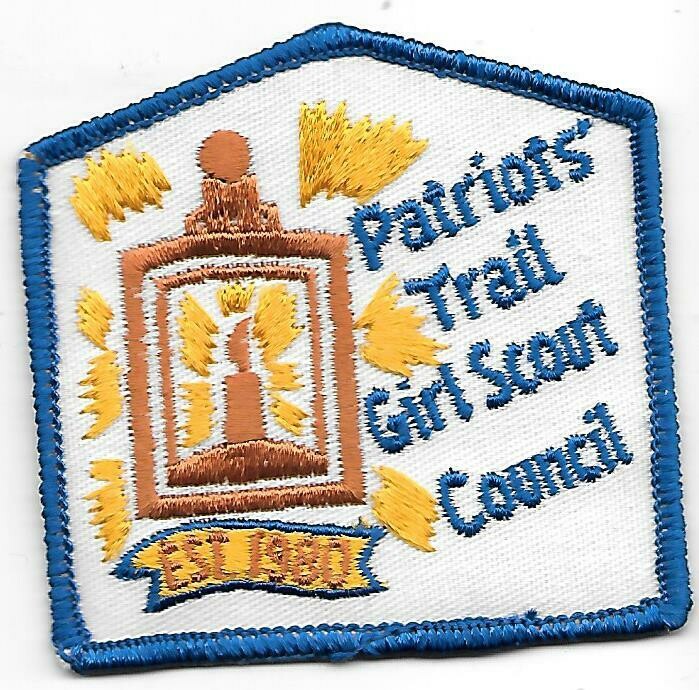 Patriots&#39; Trail GSC council patch (MA)