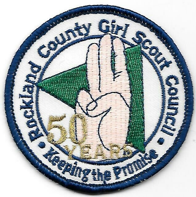 Rockland County GSC 50th anniversary council patch (NY)
