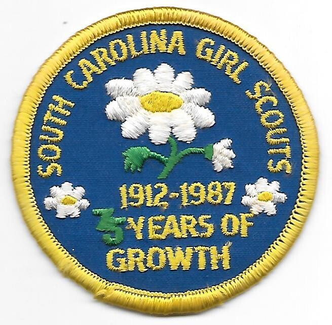 75th Anniversary Patch SC Girl Scouts