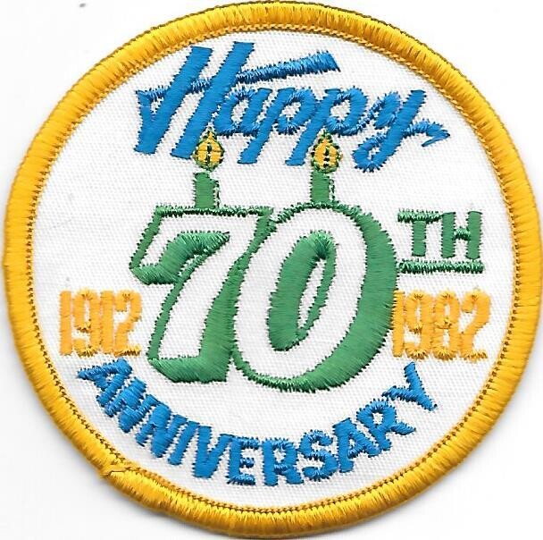70th Anniversary Patch Generic