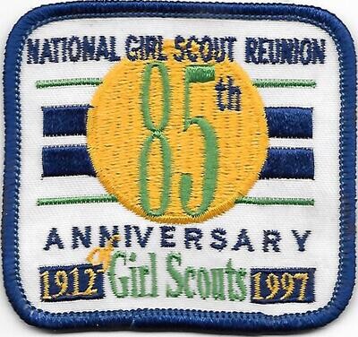 85th Anniversary Patch GSUSA (fully embroidered)