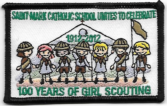100th Anniversary Patch St Mark Catholic schools