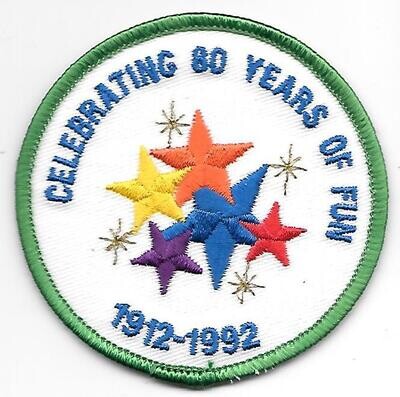 80th Anniversary Patch council unknown