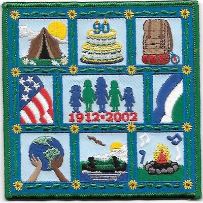 90th Anniversary generic quilt patch