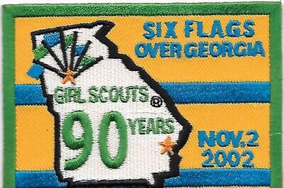 90th Anniversary patch 6 Flags over Georgia