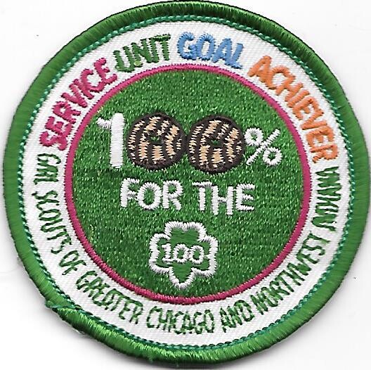 100th Anniversary Patch Greater Chicago