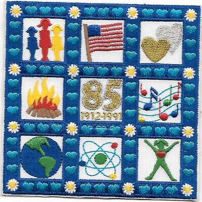 85th Anniversary Patch generic quilt patch