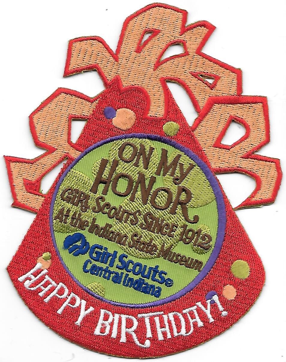 100th Anniversary Patch GS Central Indiana